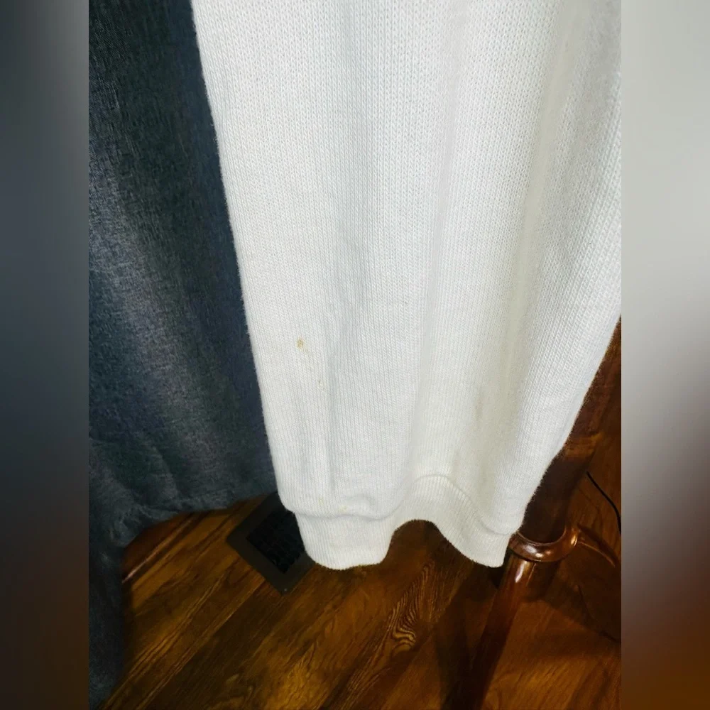 FB Beach Cream Waffle Knit Hoodie Women’s Size Large – Lightweight Pullover Top